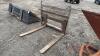 Skid Steer Quick Attach Pallet Forks - 2