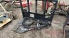 Skid Steer Quick Attach Hydrolic Tree Sheer - 2