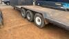 28ft. Flatbed Trailer with Cargo Box - 12