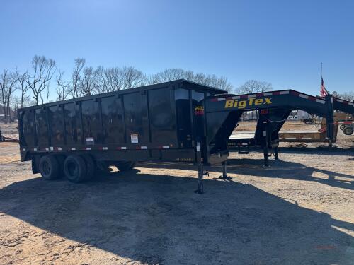 BigTex 20ft Gooseneck Dump Trailer