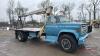 1987 GMC Sierra Flatbed Truck With Crane - 7