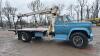 1987 GMC Sierra Flatbed Truck With Crane - 8