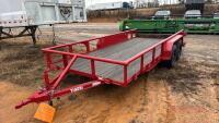 2024 TigerTX 16ft Flatbed Utility Trailer